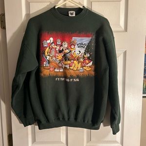 Vintage Christmas disney crewneck
